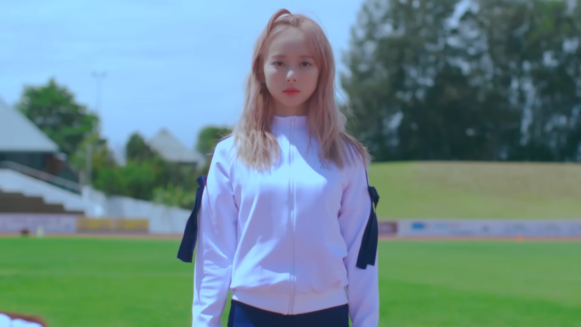 Vivi staring at the viewer.